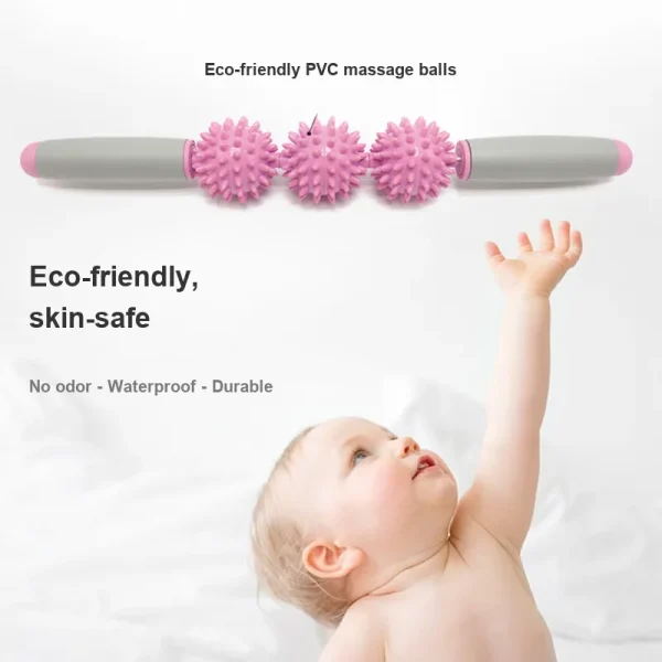 Eco-friendly PVC spiky massage balls, skin safe material