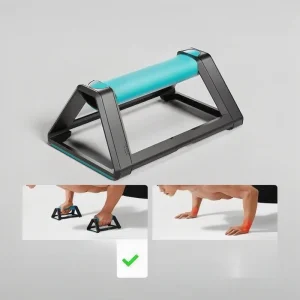 S-Type Push-Up Bars Set for Chest and Core Training - gal1
