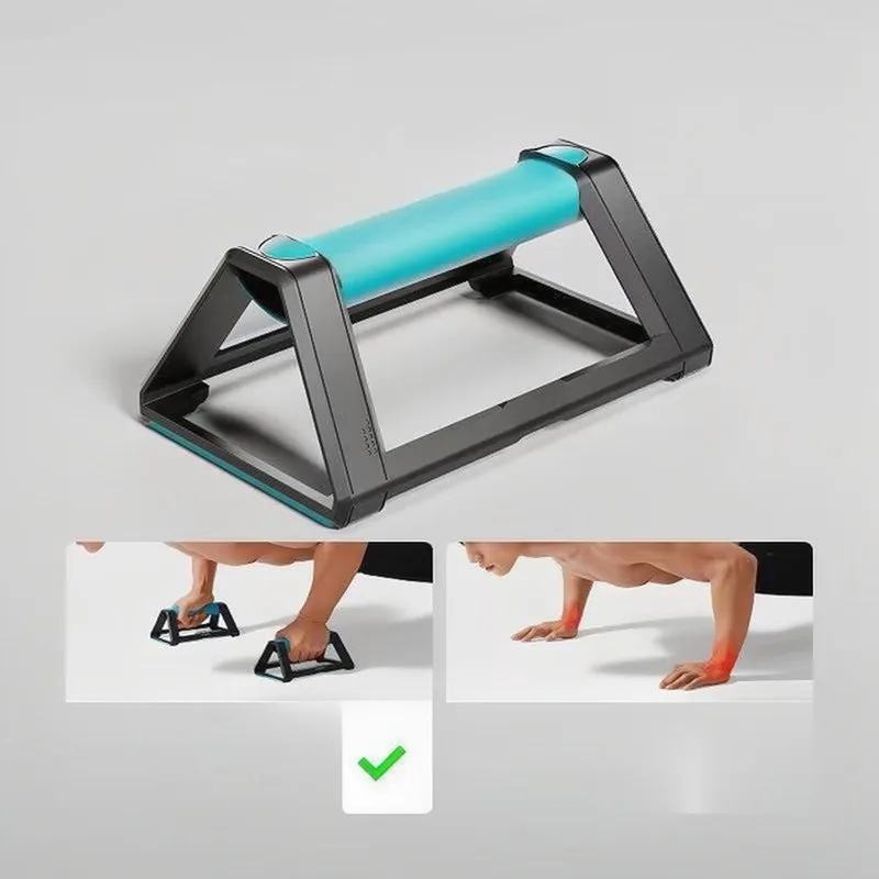S-Type Push-Up Bars Set for Chest and Core Training - gal1