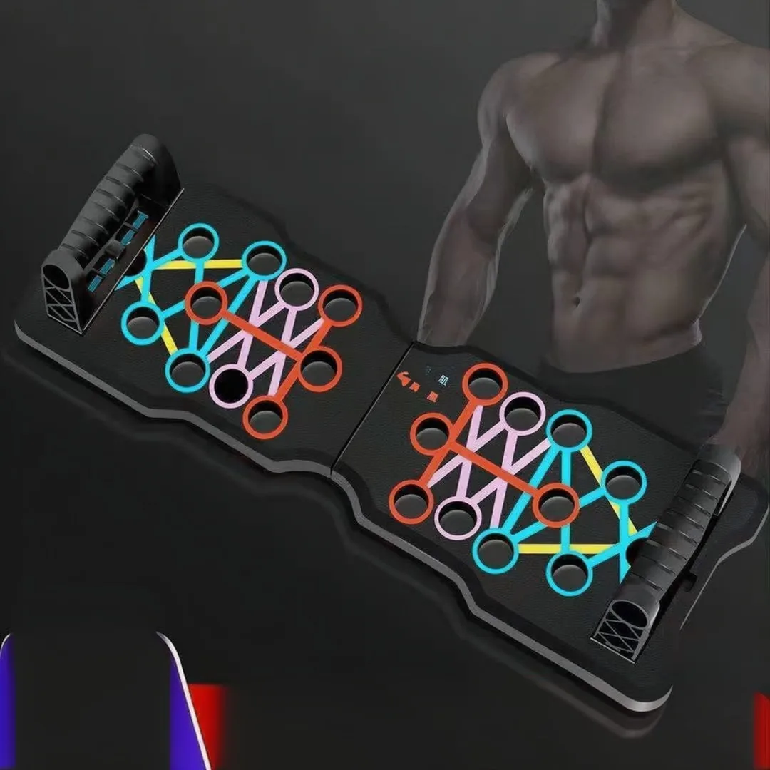 Multifunctional Push-Up Board Set with Workout Accessories - gal1