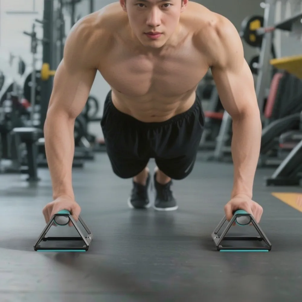 S-Type Push-Up Bars Set for Chest and Core Training - gal2