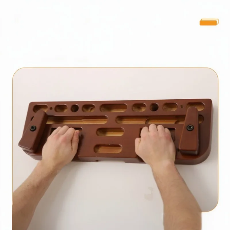 Portable Wooden Climbing Hangboard - gal3