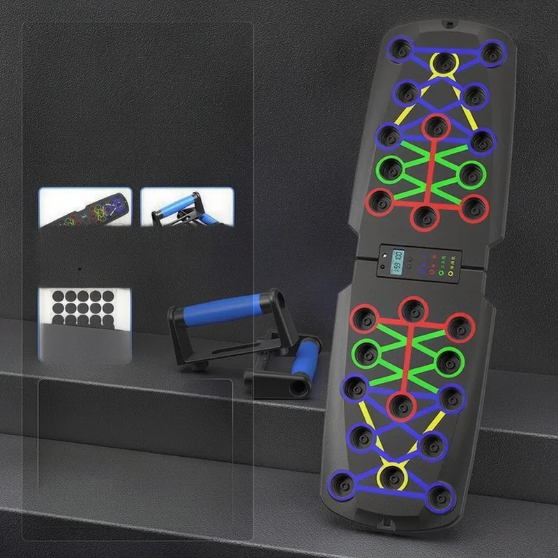 Foldable Push-Up Board with Timer and Counter - gal4