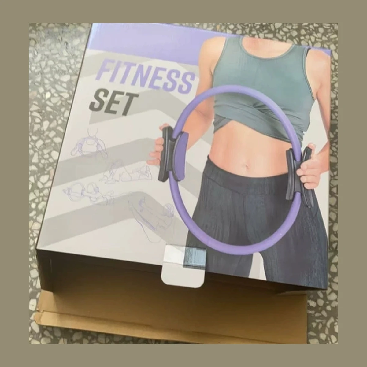 Pilates fitness set retail box